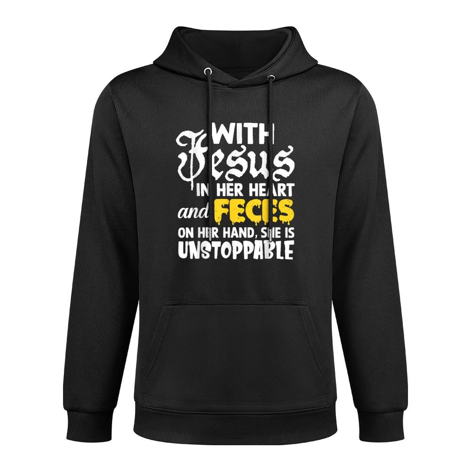 Cringe Jesus Meme Oddly Specific Stupid Funny Weird Humor Relaxed Fit Hoodie