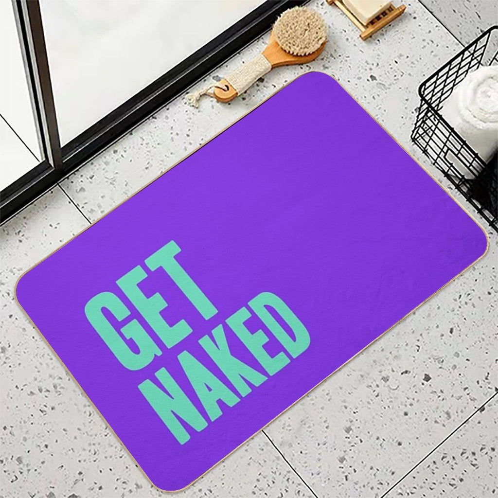 Get Naked - Purple And Blue  Toxin-Free Bath Mat