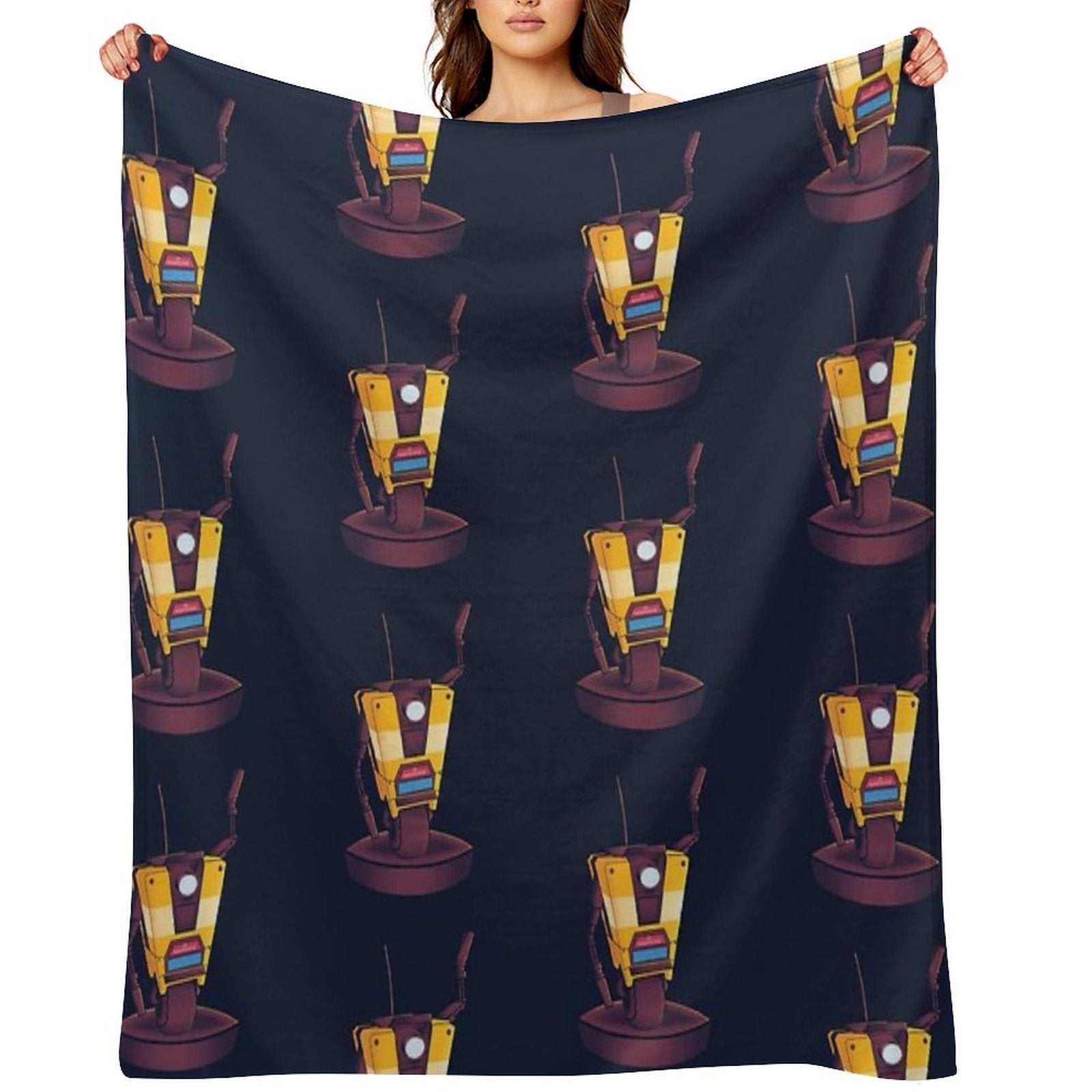 Waving Claptrap! Compact Throw Blanket