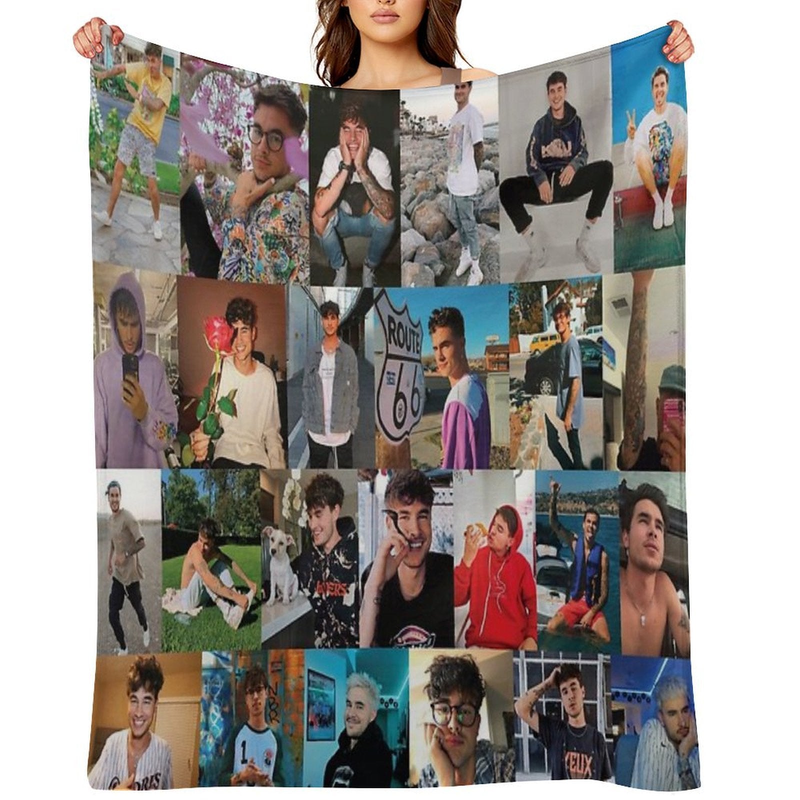 Kian Lawley Multi-functional Throw Blanket