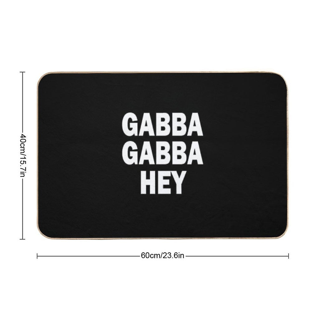 The Ramones - GABBA GABBA HEY  Slip-Resistant Bath Mat