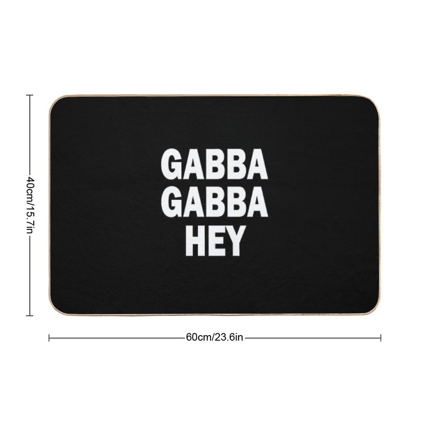 The Ramones - GABBA GABBA HEY  Slip-Resistant Bath Mat