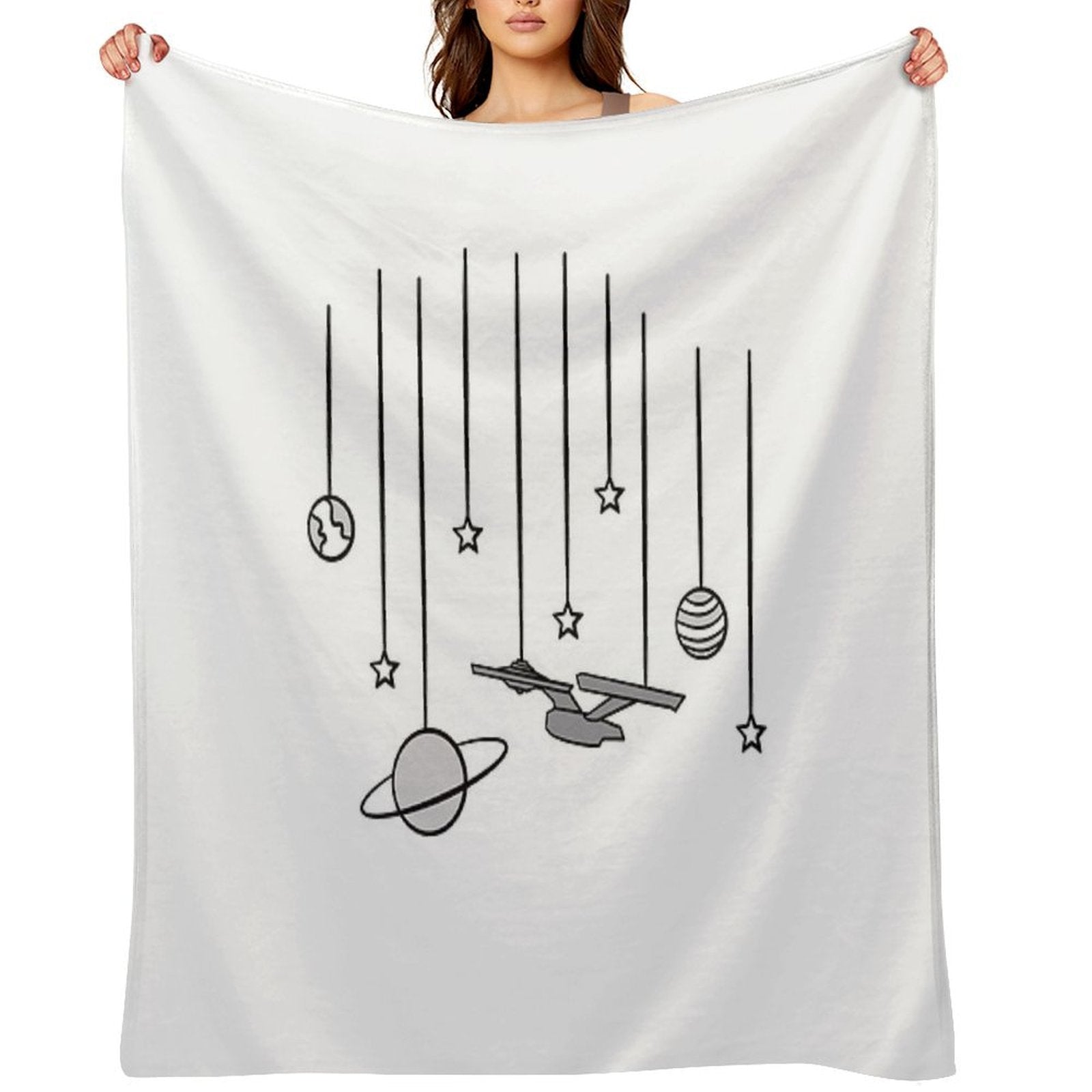 Star Trek USS Enterprise Multi-functional Throw Blanket