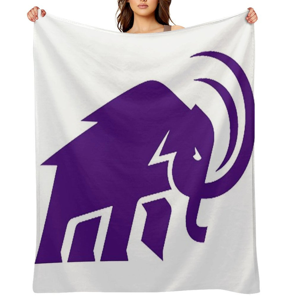 Amherst College Logo Gift-ready Throw Blanket