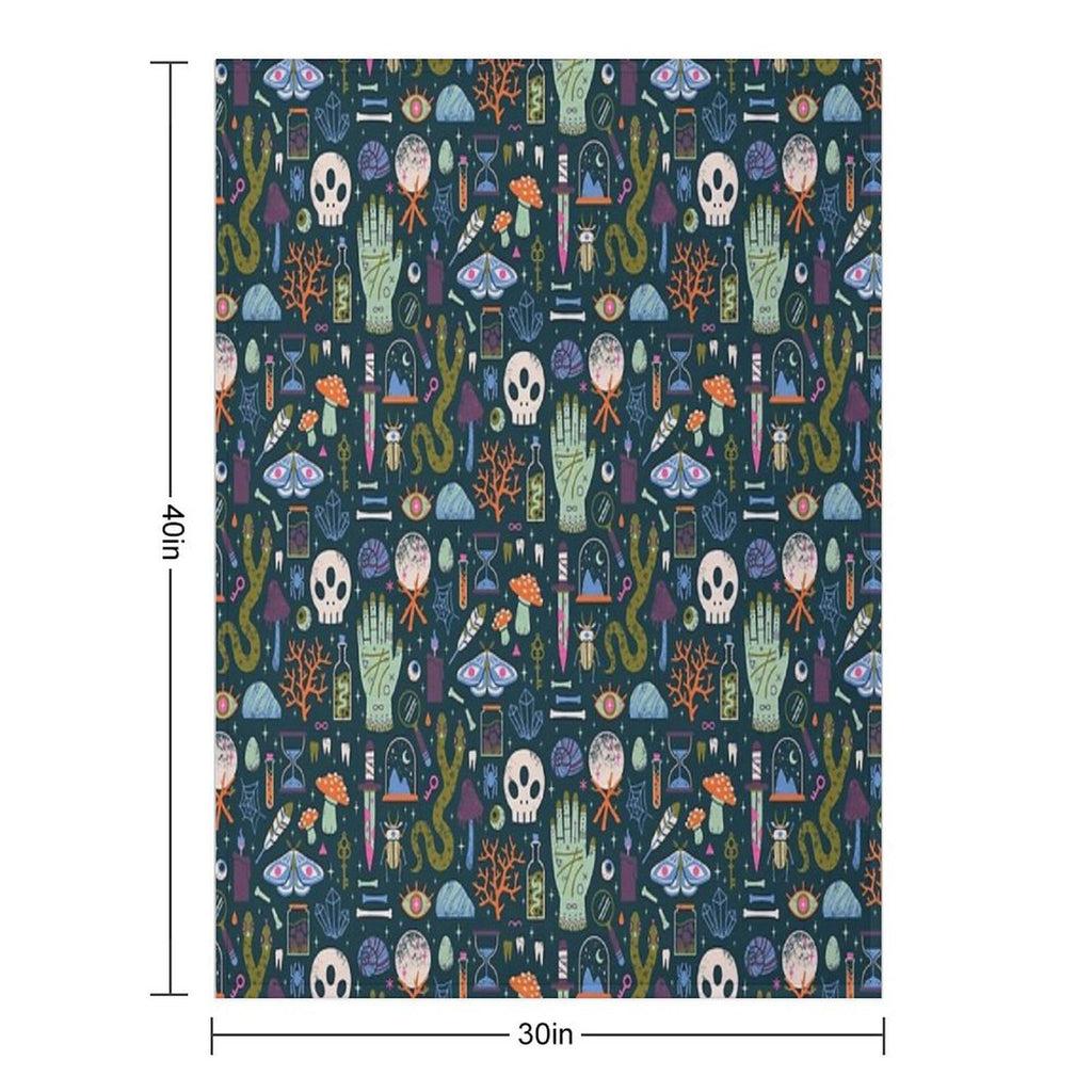 Curiosities Easy Care Throw Blanket