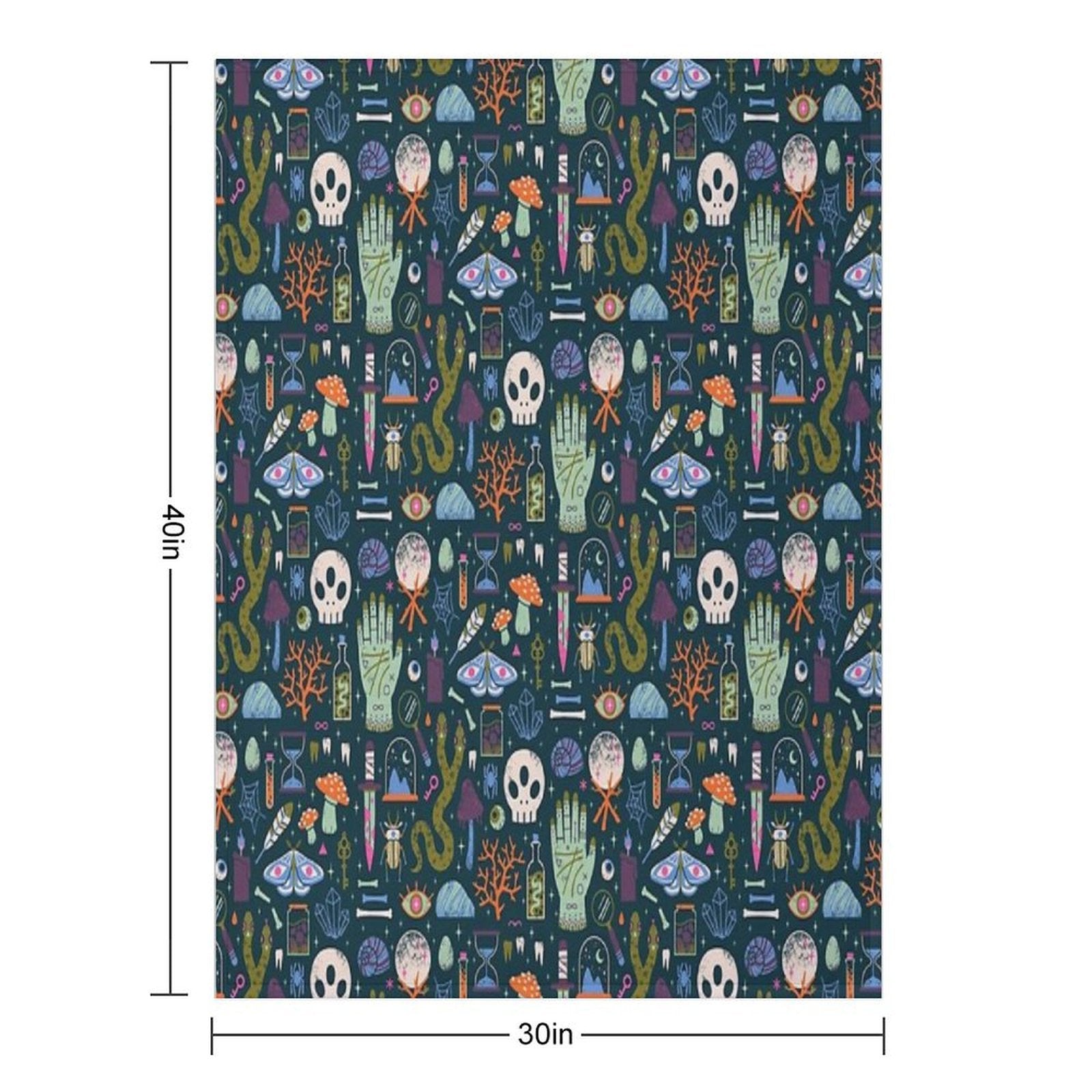 Curiosities Easy Care Throw Blanket
