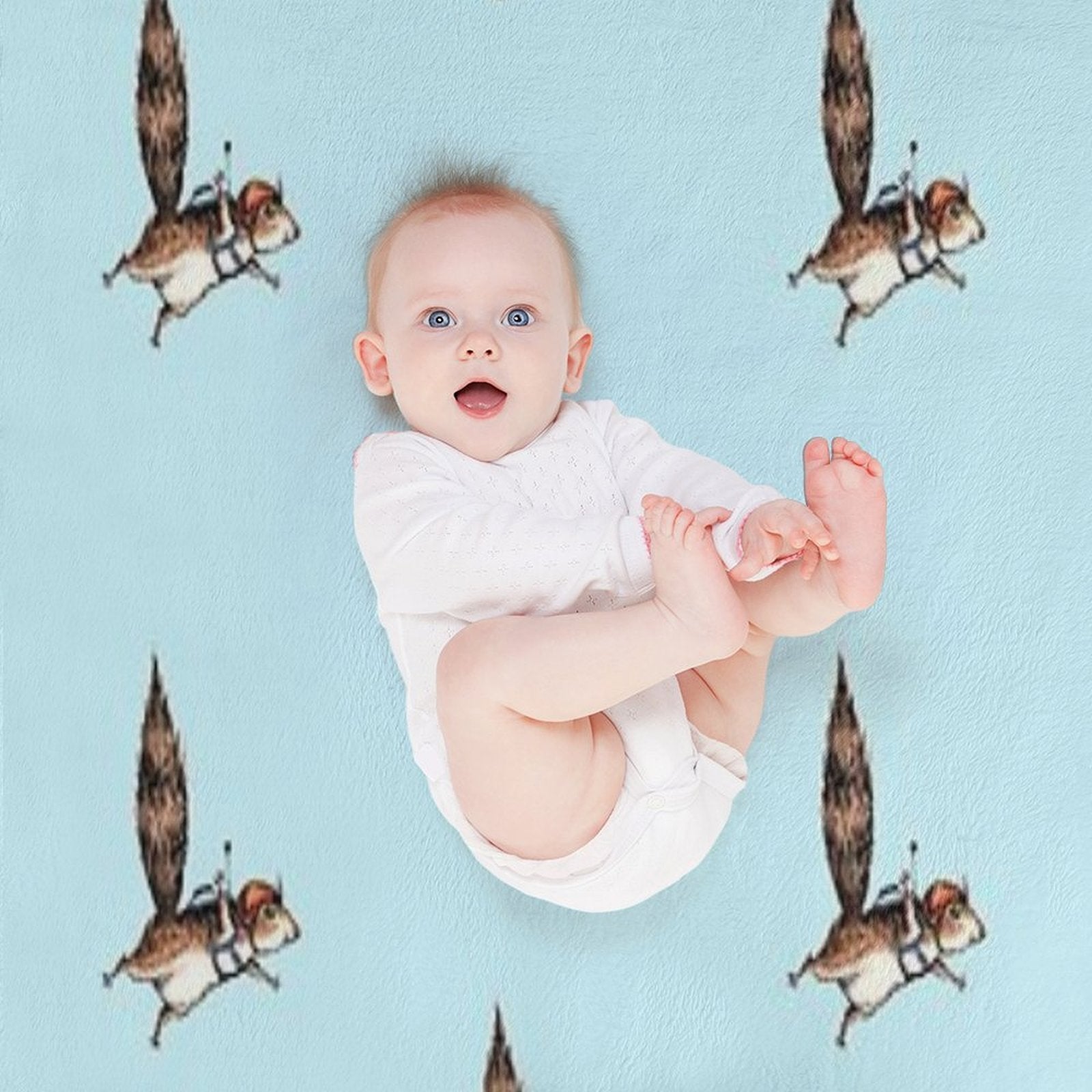 Skydiver Squirrel, Skydiving Adventure Design Anti-pilling Throw Blanket