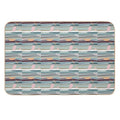 Modern Art Tile  Non-Slip Bath Mat