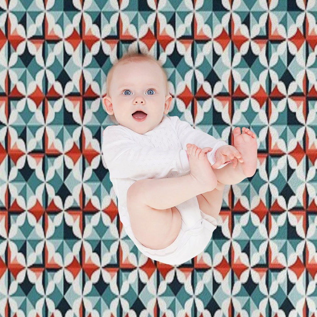 Contemporary Pattern Multi-functional Throw Blanket