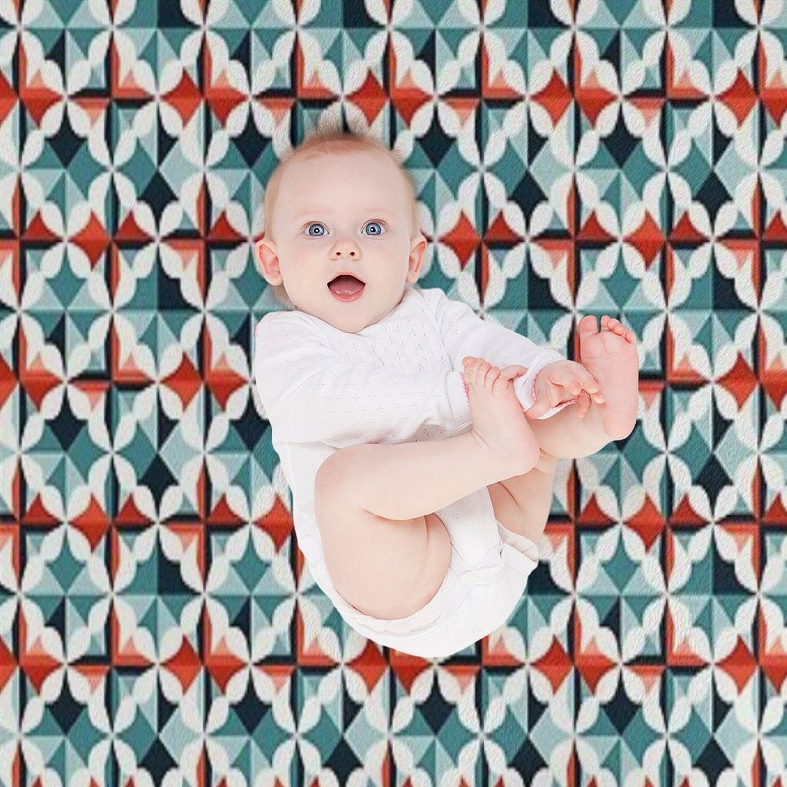 Contemporary Pattern Multi-functional Throw Blanket