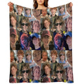 Percy Jackson Walker Scobell Collage All-season Throw Blanket