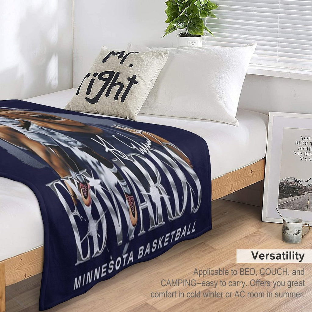 Anthony Edwards Travel-friendly Throw Blanket