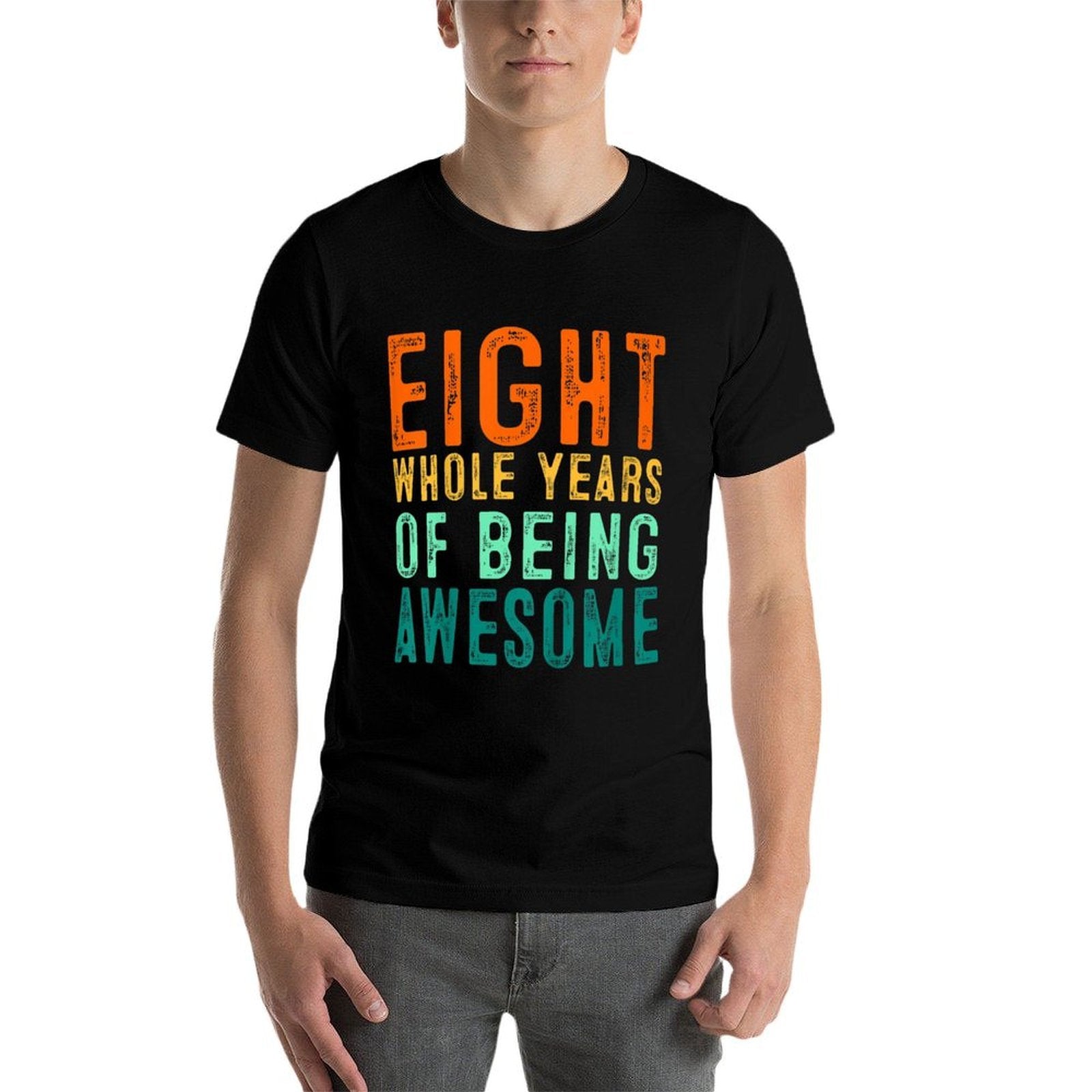 Kids Eight Year Old Birthday  Eco-friendly Material T-Shirt