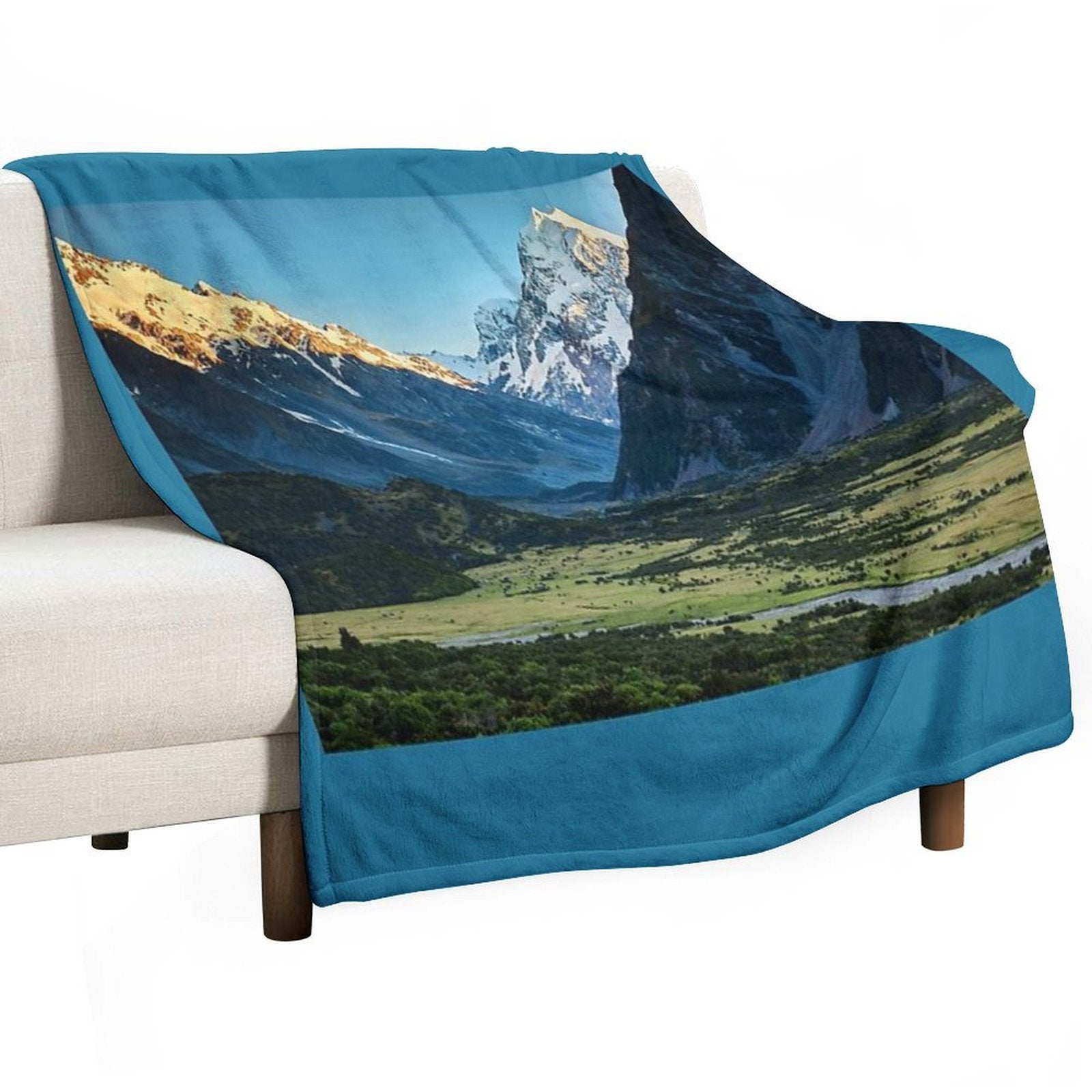 Aoraki Mt Cook Multi-functional Throw Blanket
