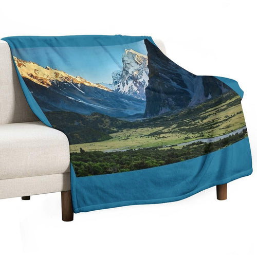 Aoraki Mt Cook Multi-functional Throw Blanket