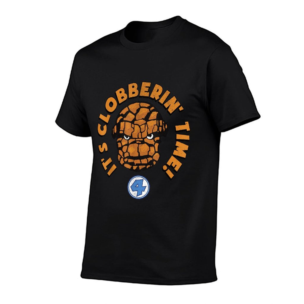 Marvel Fantastic Four The Thing Clobberin Time Big Face  Odor-resistant T-Shirt