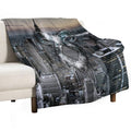 Angelic Rune NYC City-Scape Durable Throw Blanket