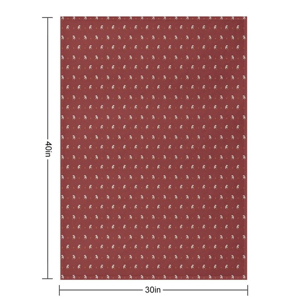 Florette (pomme) Quick-dry Throw Blanket