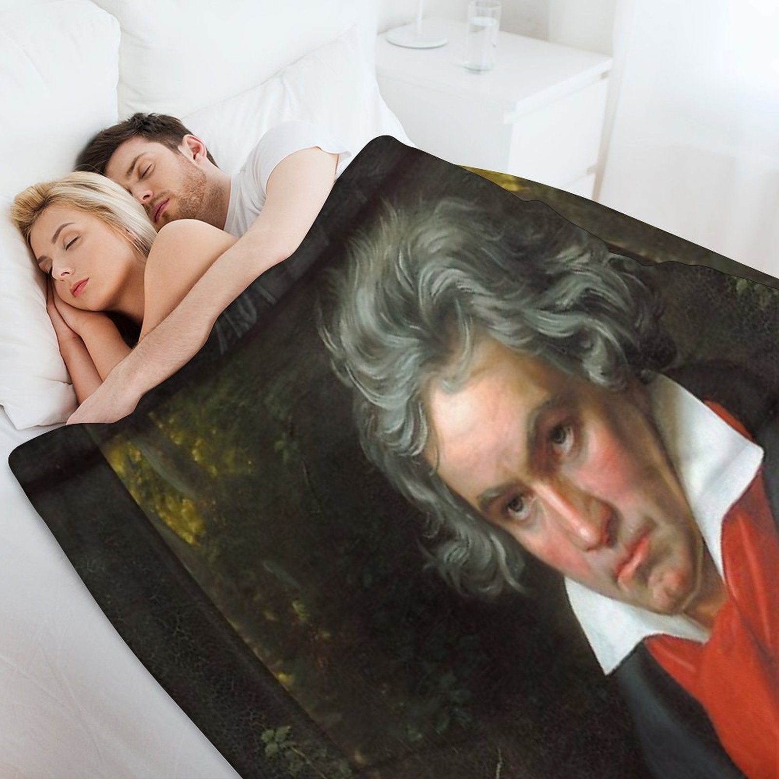 Ludwig Van Beethoven Lightweight Throw Blanket