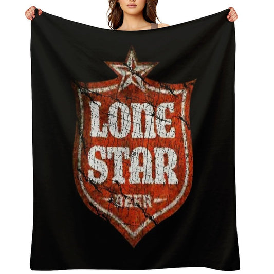 Vintage 1884 Beers Star Anti-pilling Throw Blanket