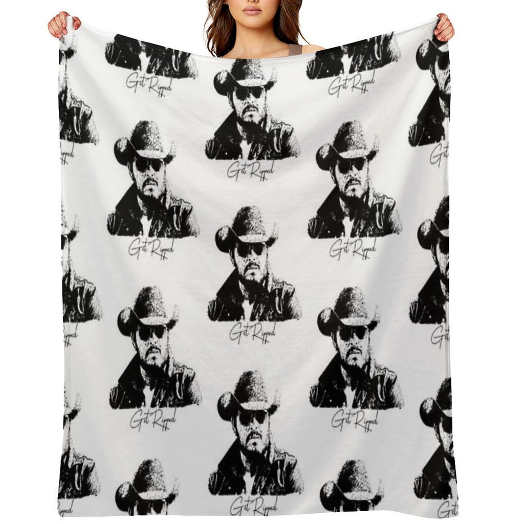 Get Ripped Is Cool Versatility Throw Blanket