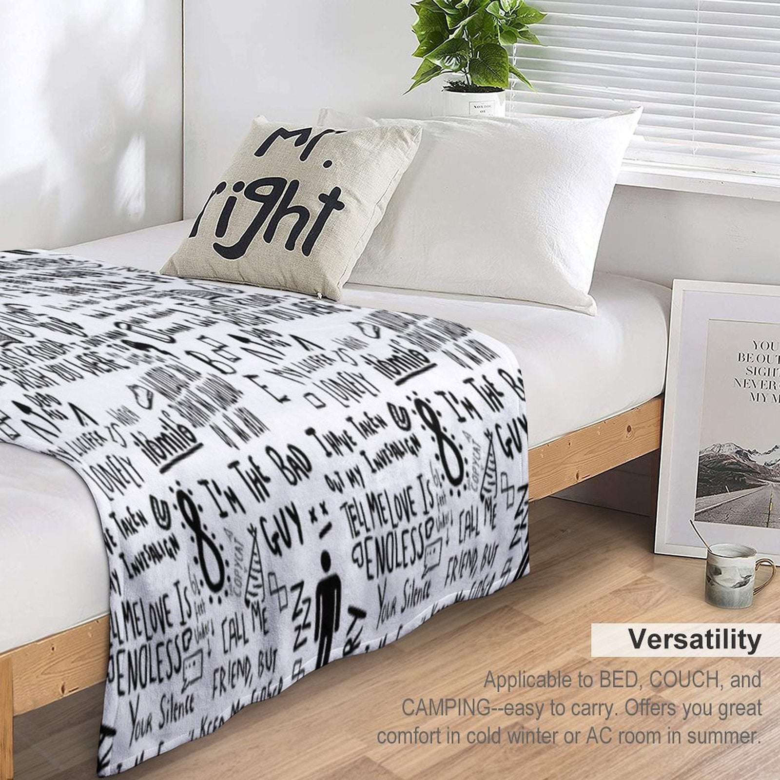 Billie Eilish Gift-ready Throw Blanket
