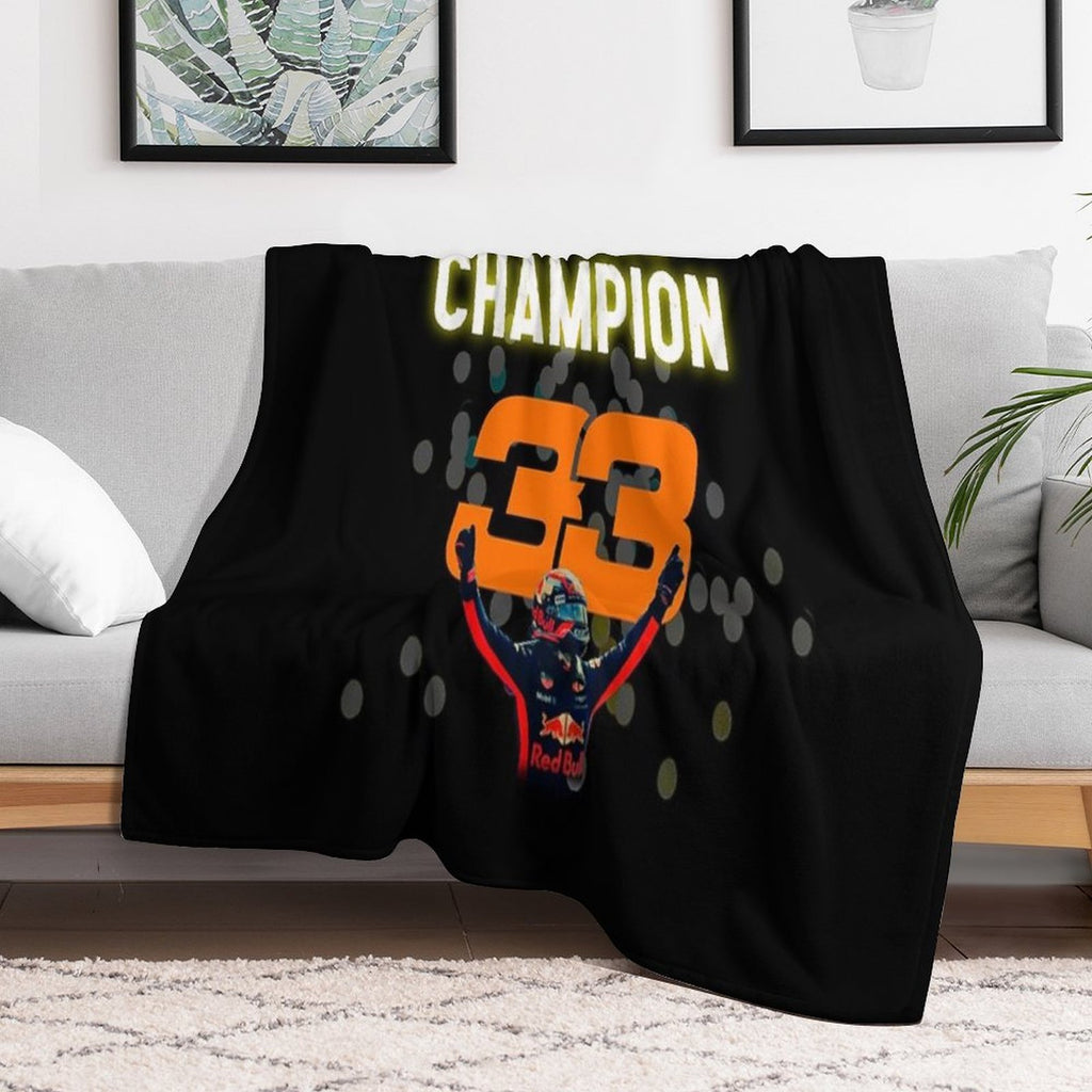 Verstappen Champion Eco-conscious Throw Blanket