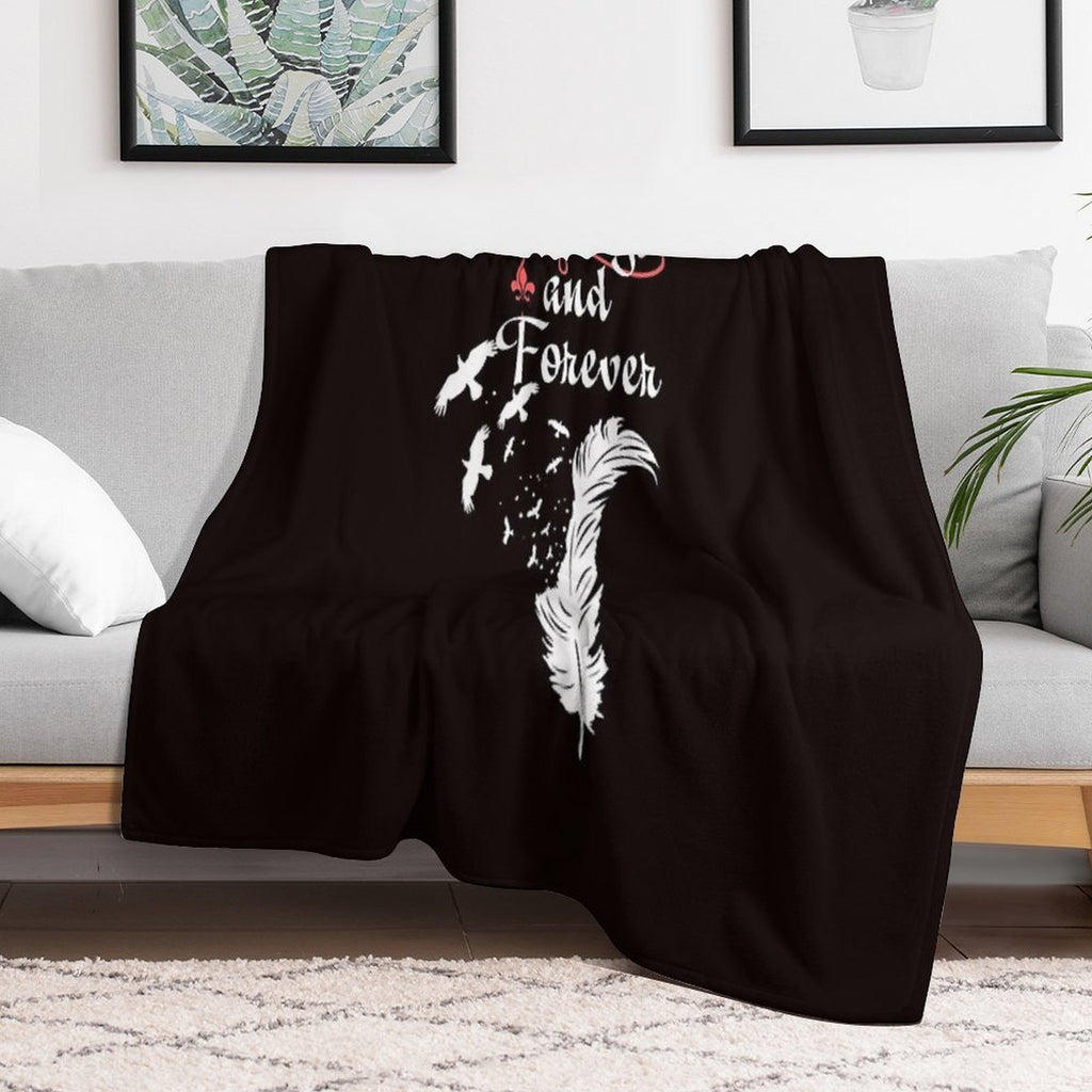 Always And Forever. All-season Throw Blanket