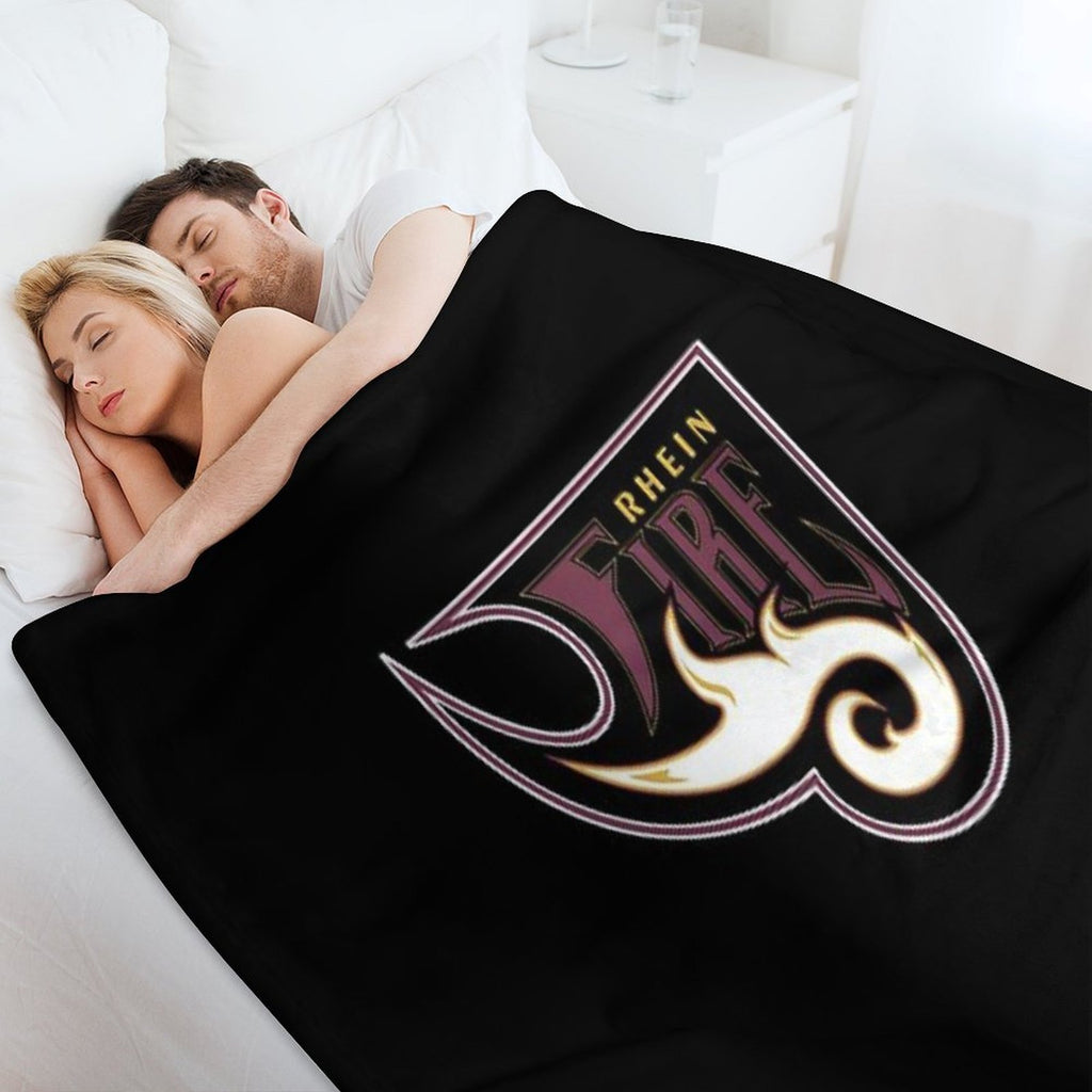Rhein Fire Vintage Logo Classic Machine-washable Throw Blanket