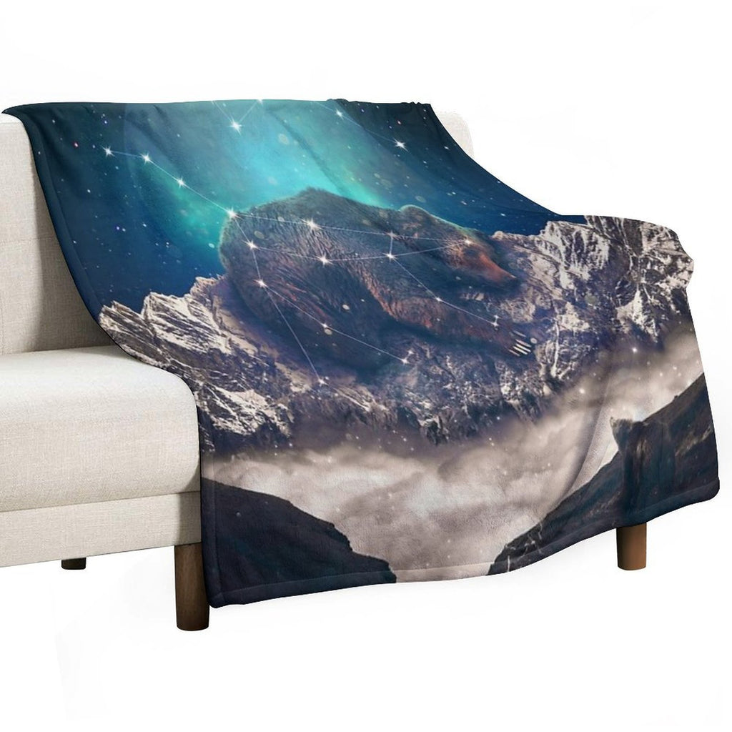 Under The Stars  Ursa Major Versatility Throw Blanket