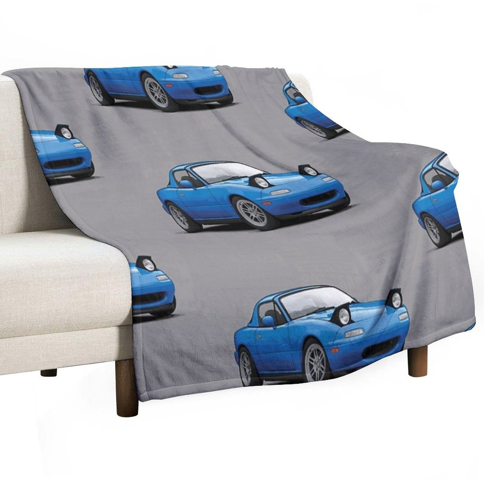 Mx5  Miata NA MK1 Illustration All-season Throw Blanket