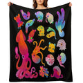 Cephalopod Comfort Throw Blanket