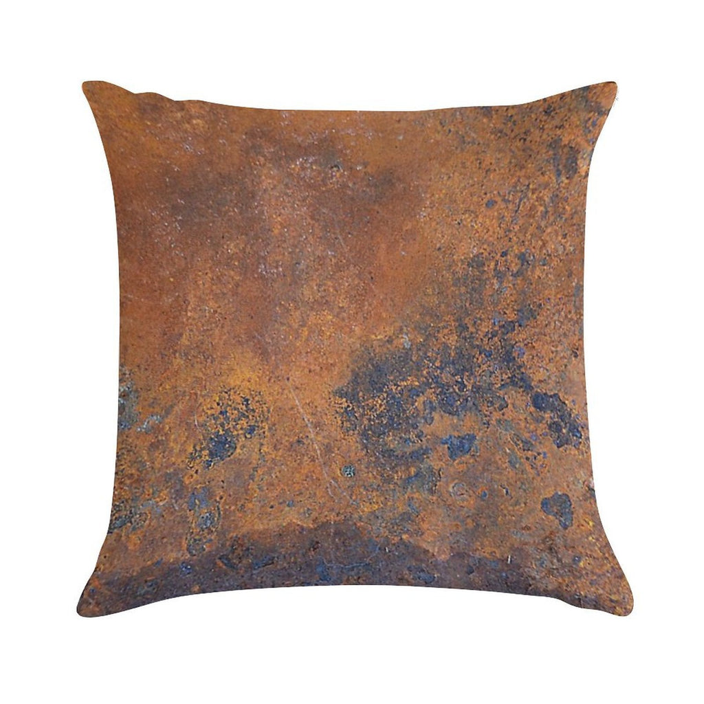Rust Soft Shrink-Resistant Throw Pillow