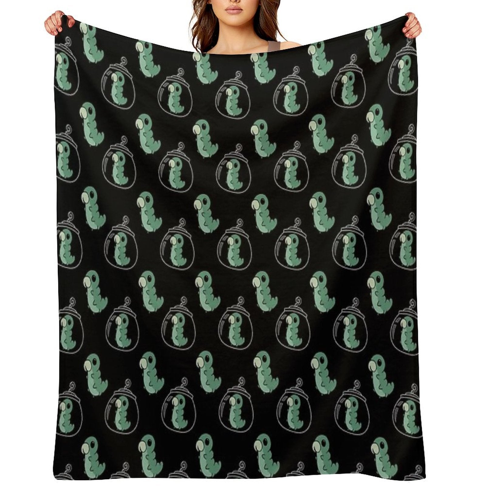 Hollow Knight Grub Pattern Wrinkle-free Throw Blanket