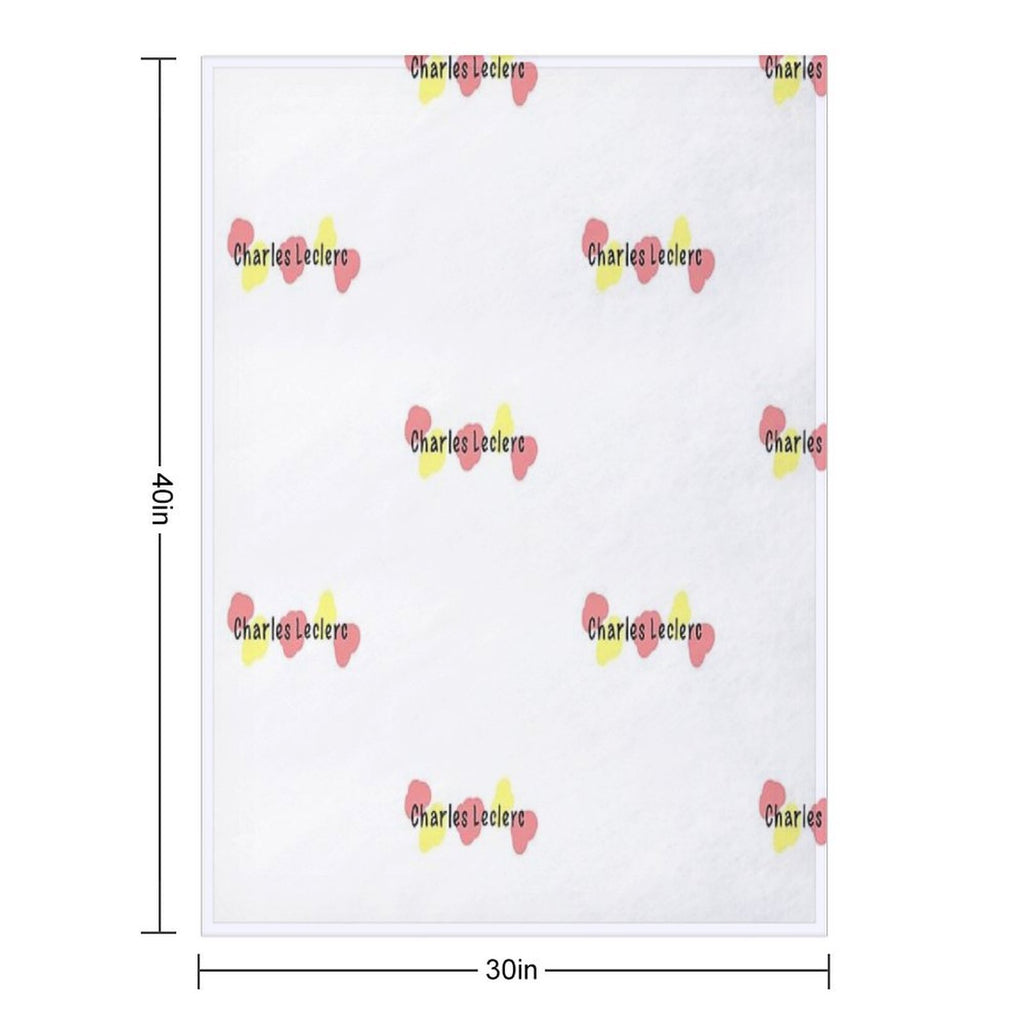 Charles Leclerc - Looks Like Water Colour Easy Care Throw Blanket