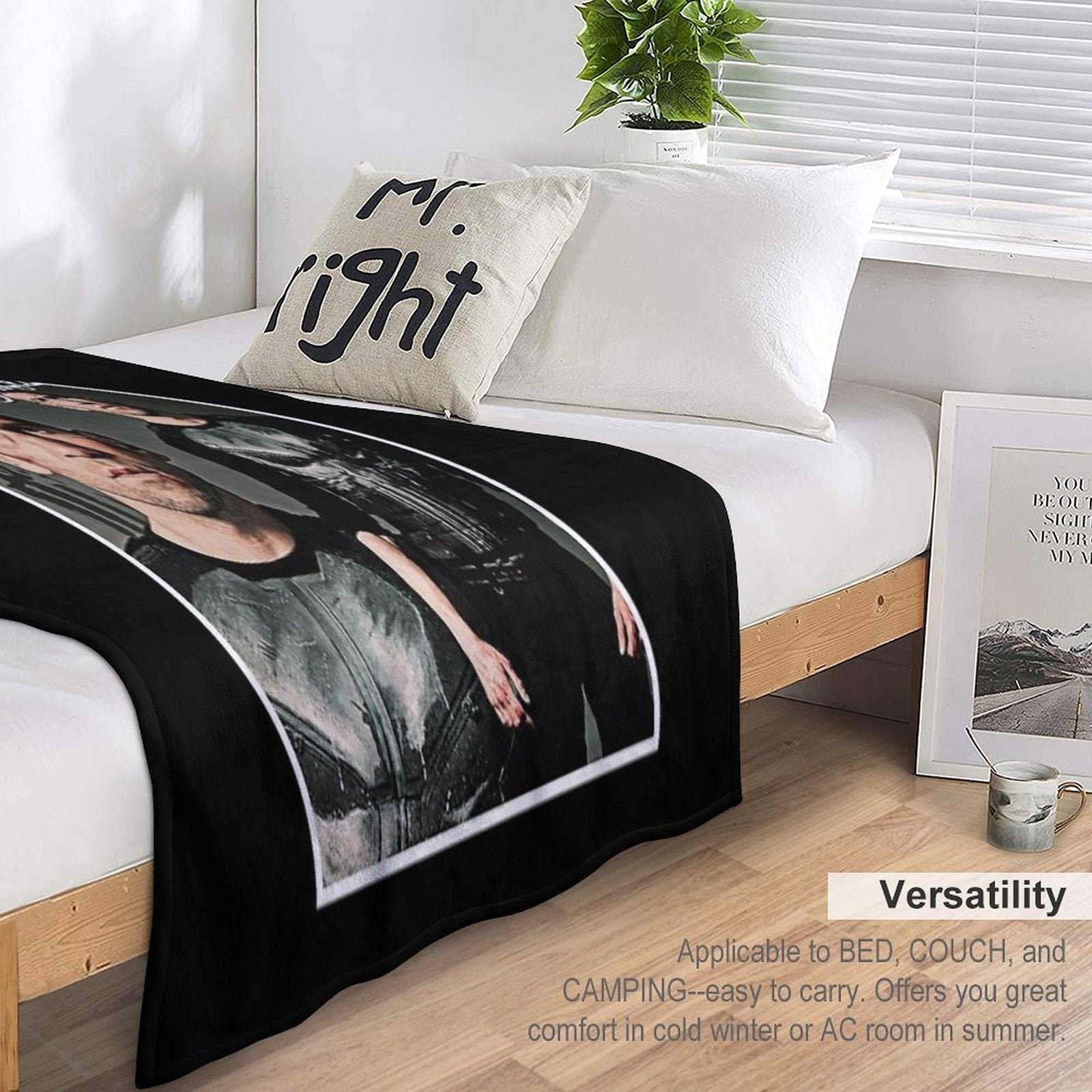 Art Frank Castle Vintage Retro Durable Throw Blanket