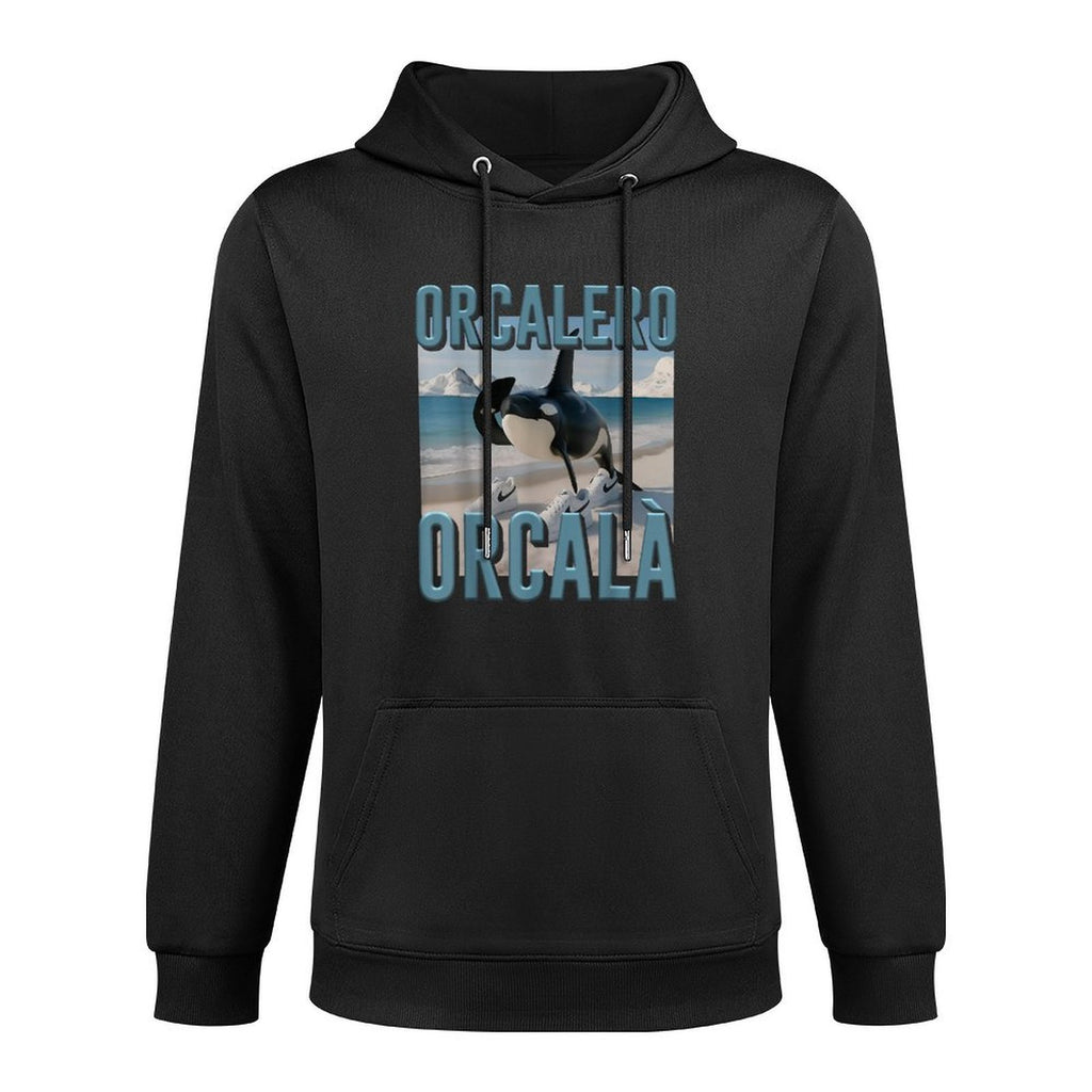Funny AI Generated Monster Trendy Orcalero Orcala Orca Casual Wear Hoodie