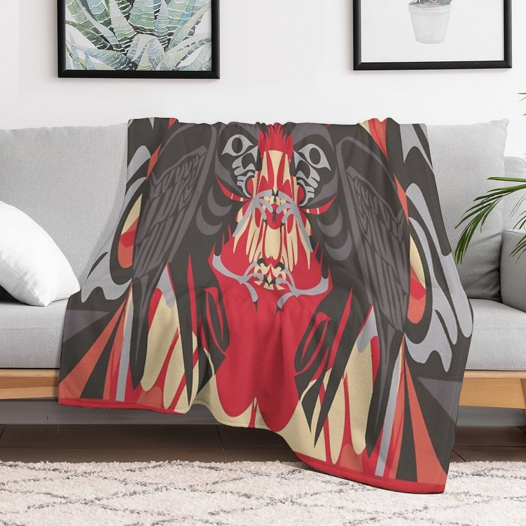 Raven Vision Gift-ready Throw Blanket