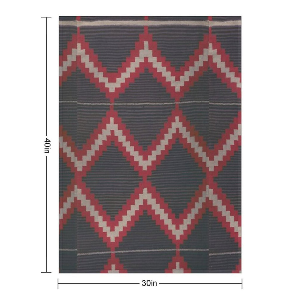 Navajo Weaving Blanket Moki Print Anti-pilling Throw Blanket