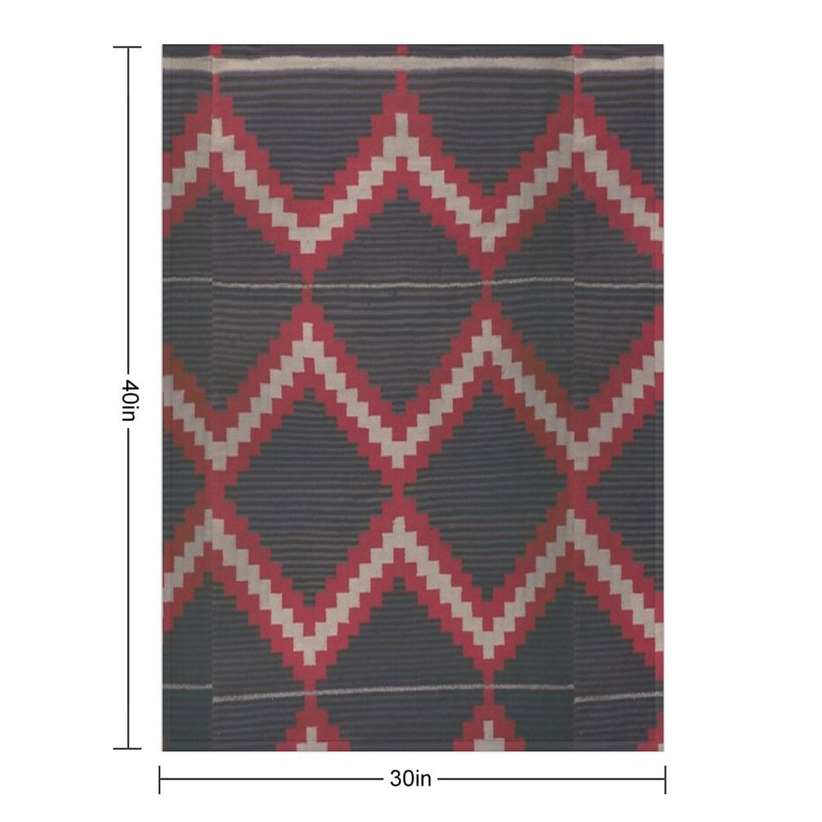 Navajo Weaving Blanket Moki Print Anti-pilling Throw Blanket