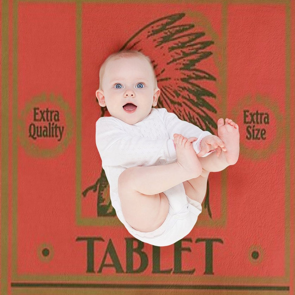 Big Chief Vintage Tablet Cover Quick-dry Throw Blanket