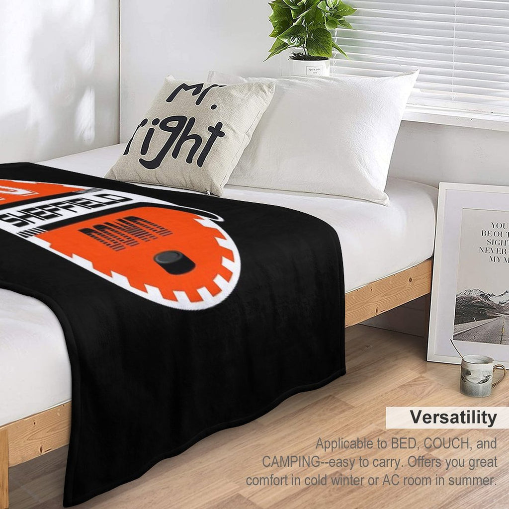Sheffield Steelers Ice Hockey Cog - 75 Dowd Velvety-soft Throw Blanket