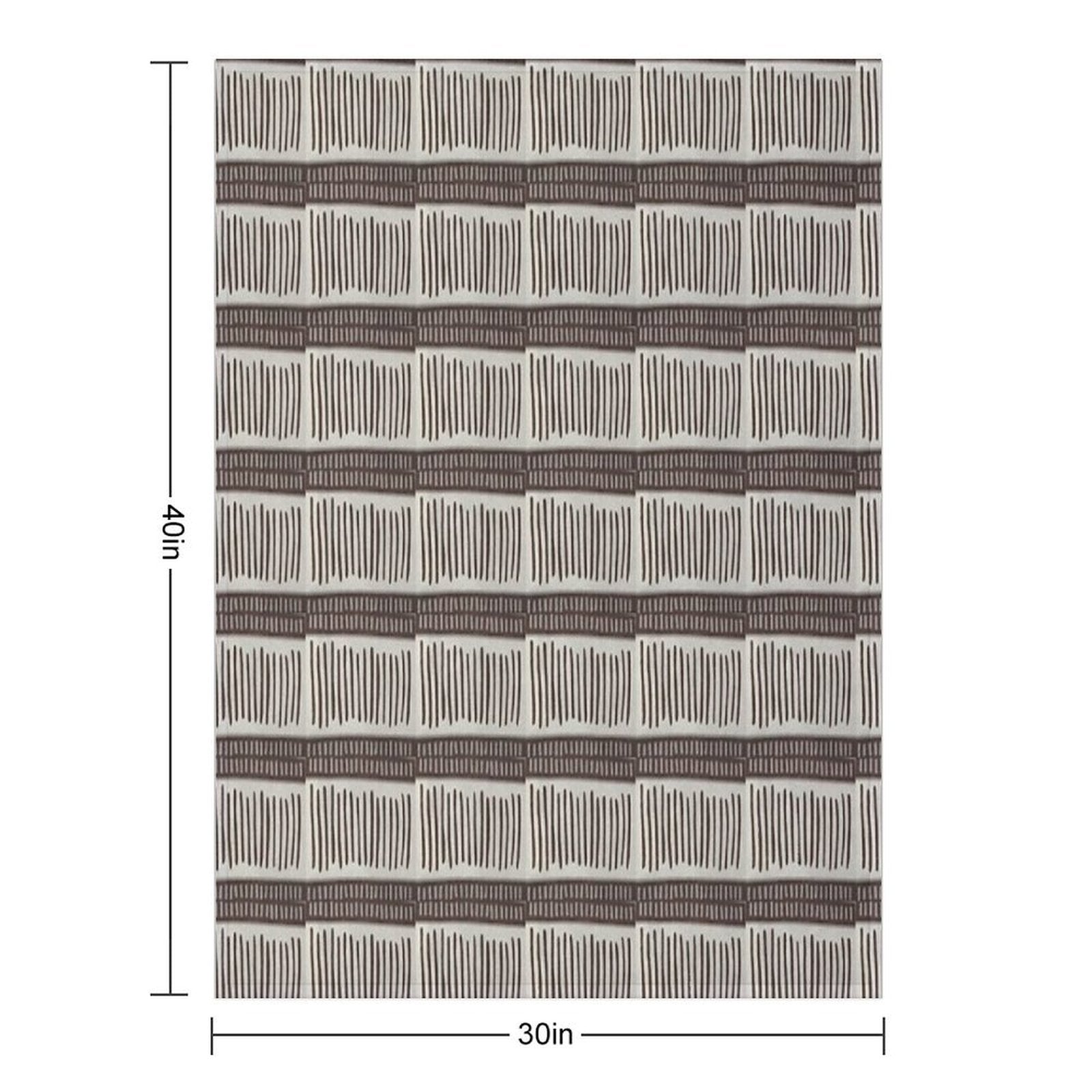 Wood Pattern (Indian Art) Multi-functional Throw Blanket