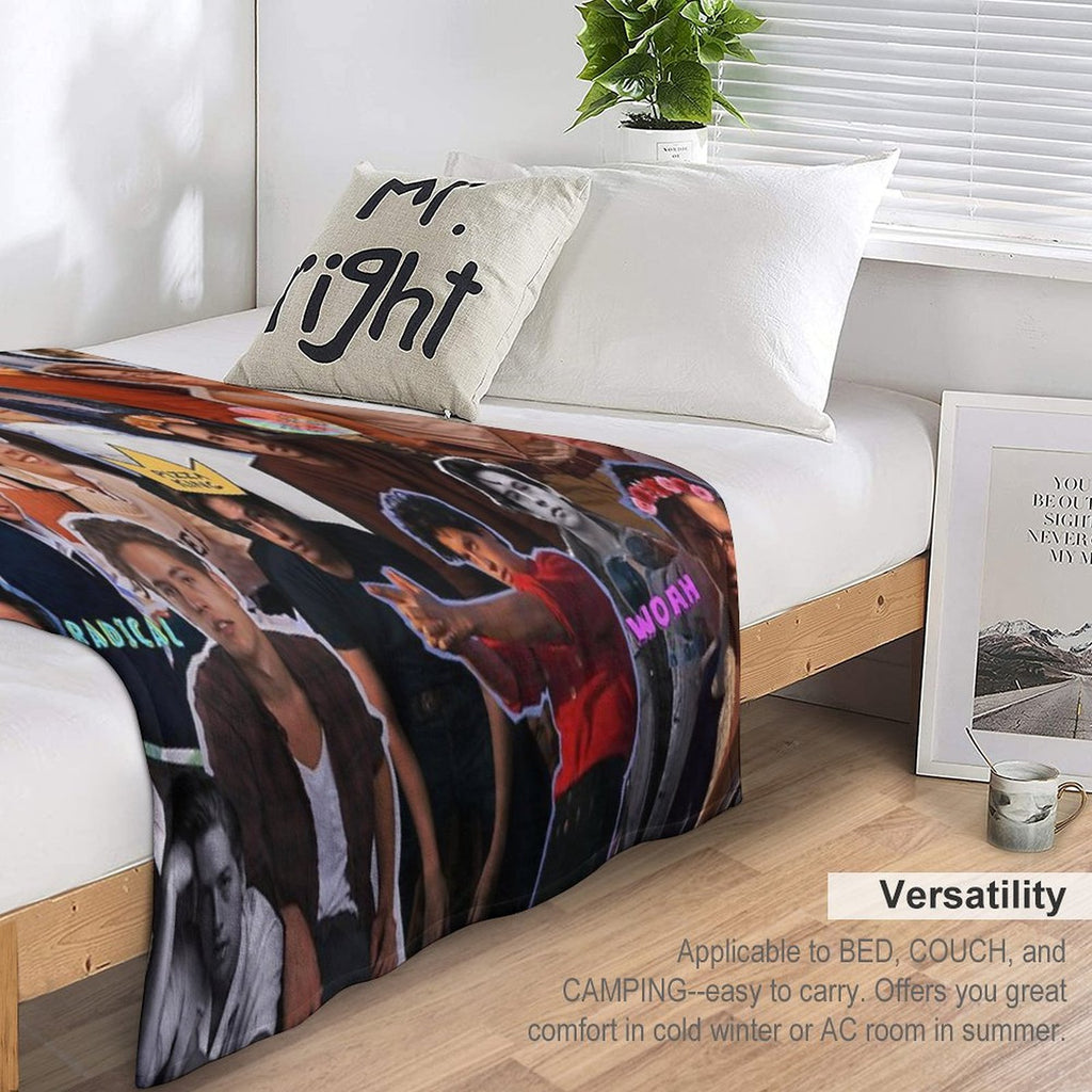 Cole Sprouse Collage Quick-dry Throw Blanket