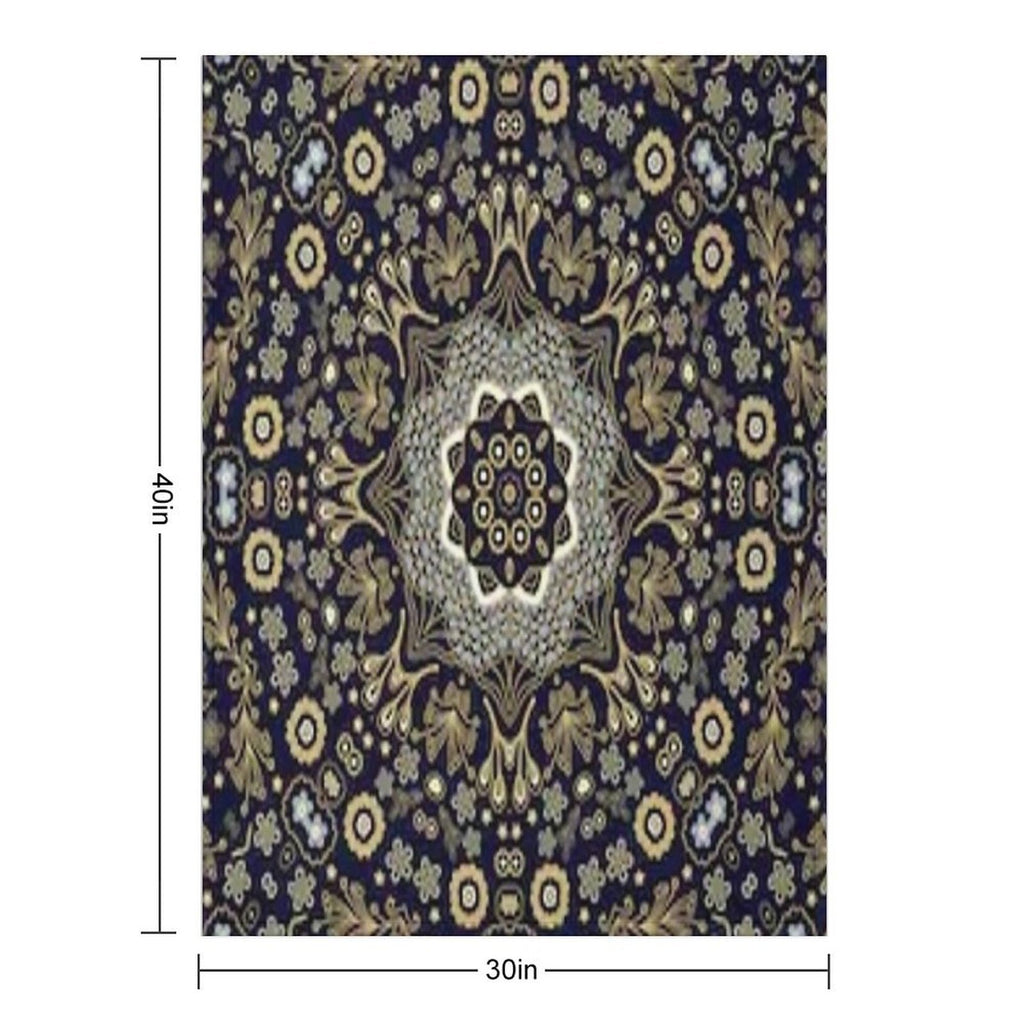 Damask Pattern Tapestry Wall Hanging Versatility Throw Blanket