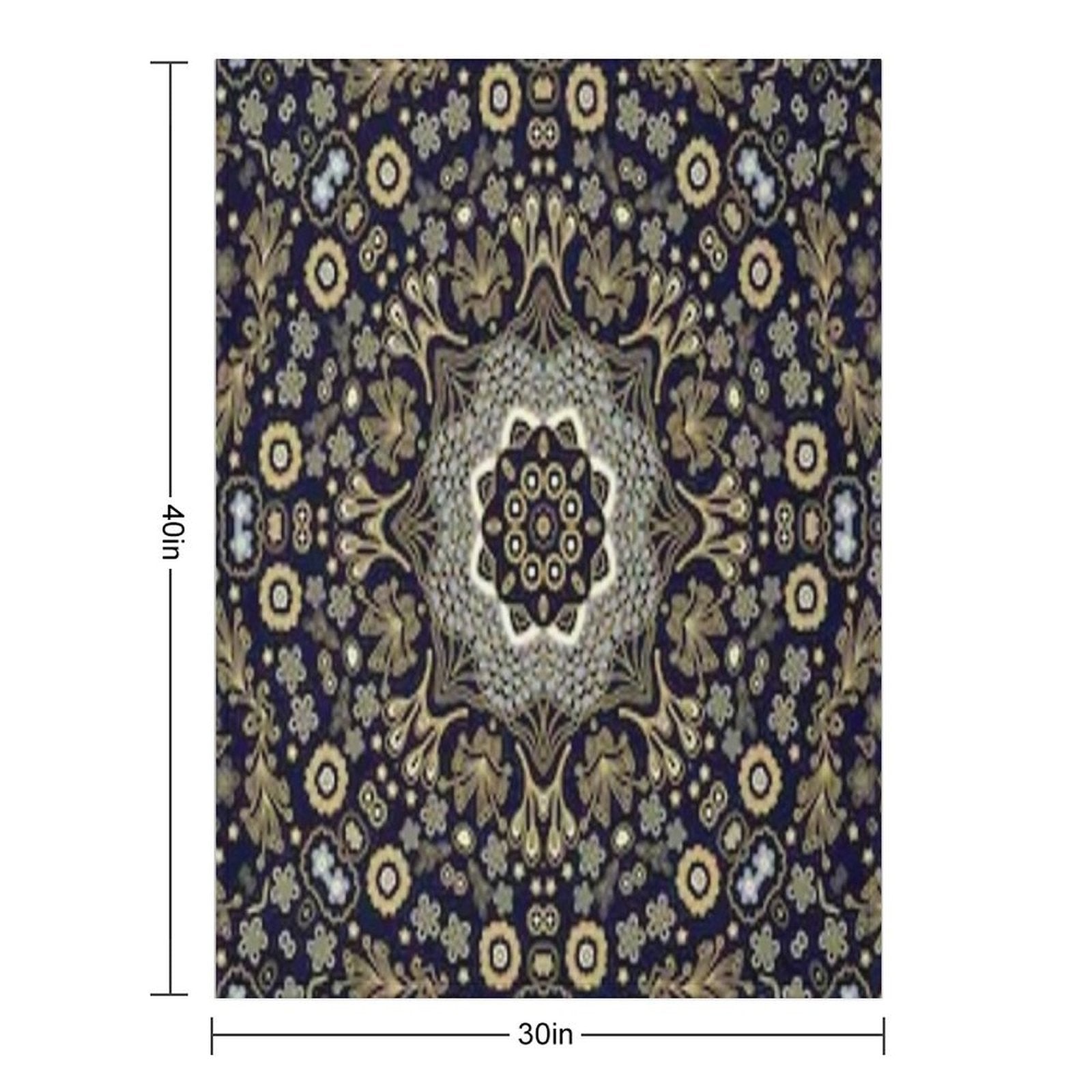 Damask Pattern Tapestry Wall Hanging Versatility Throw Blanket