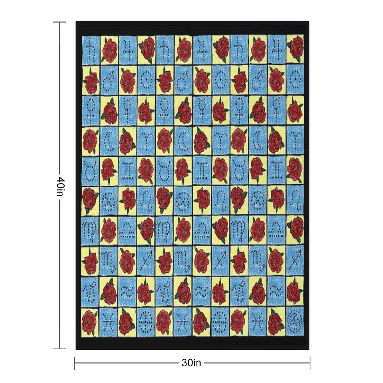 9 of Swords Tarot Blanket by Tarotista Multi-functional Throw Blanket
