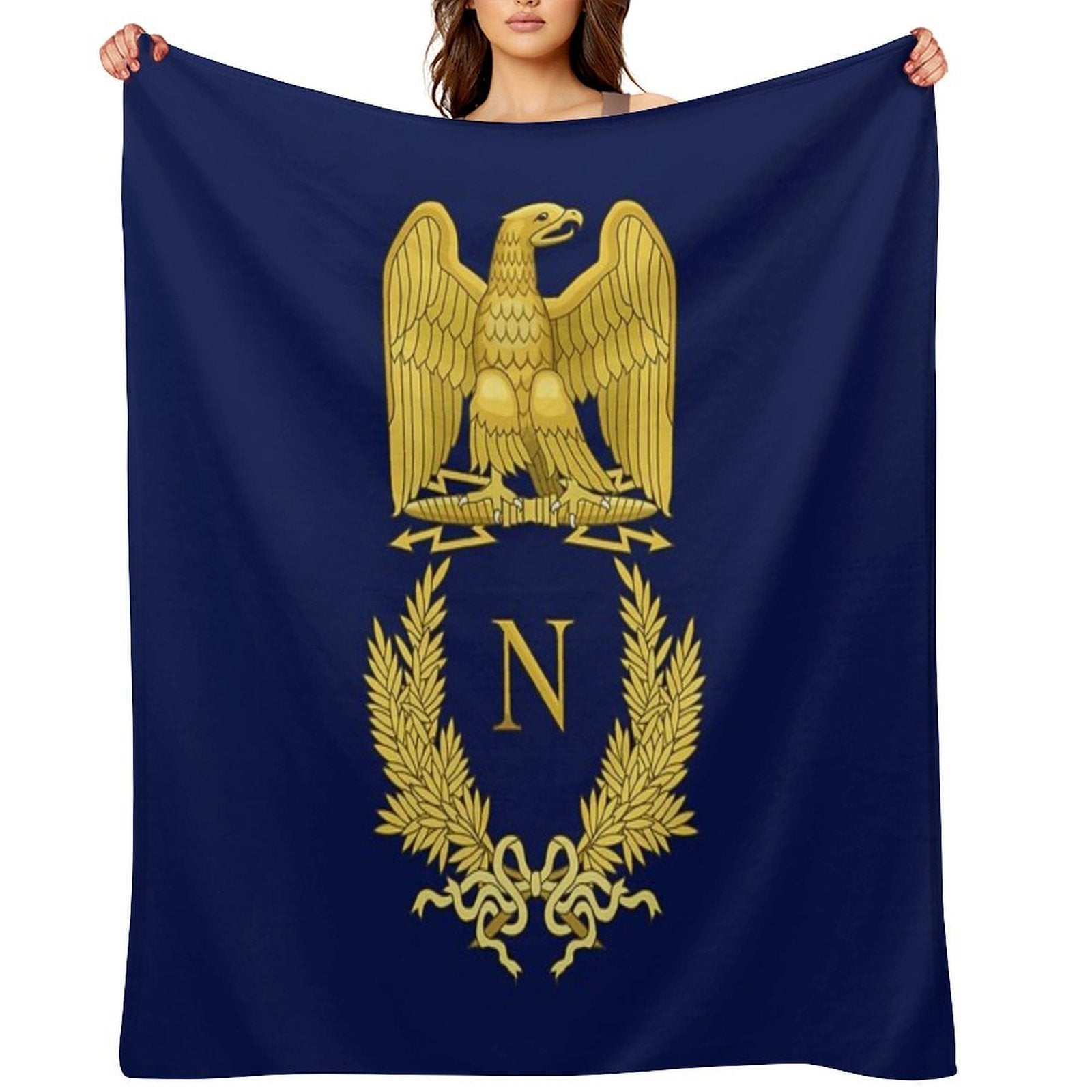 Emblème De Napoléon Bonaparte Versatility Throw Blanket