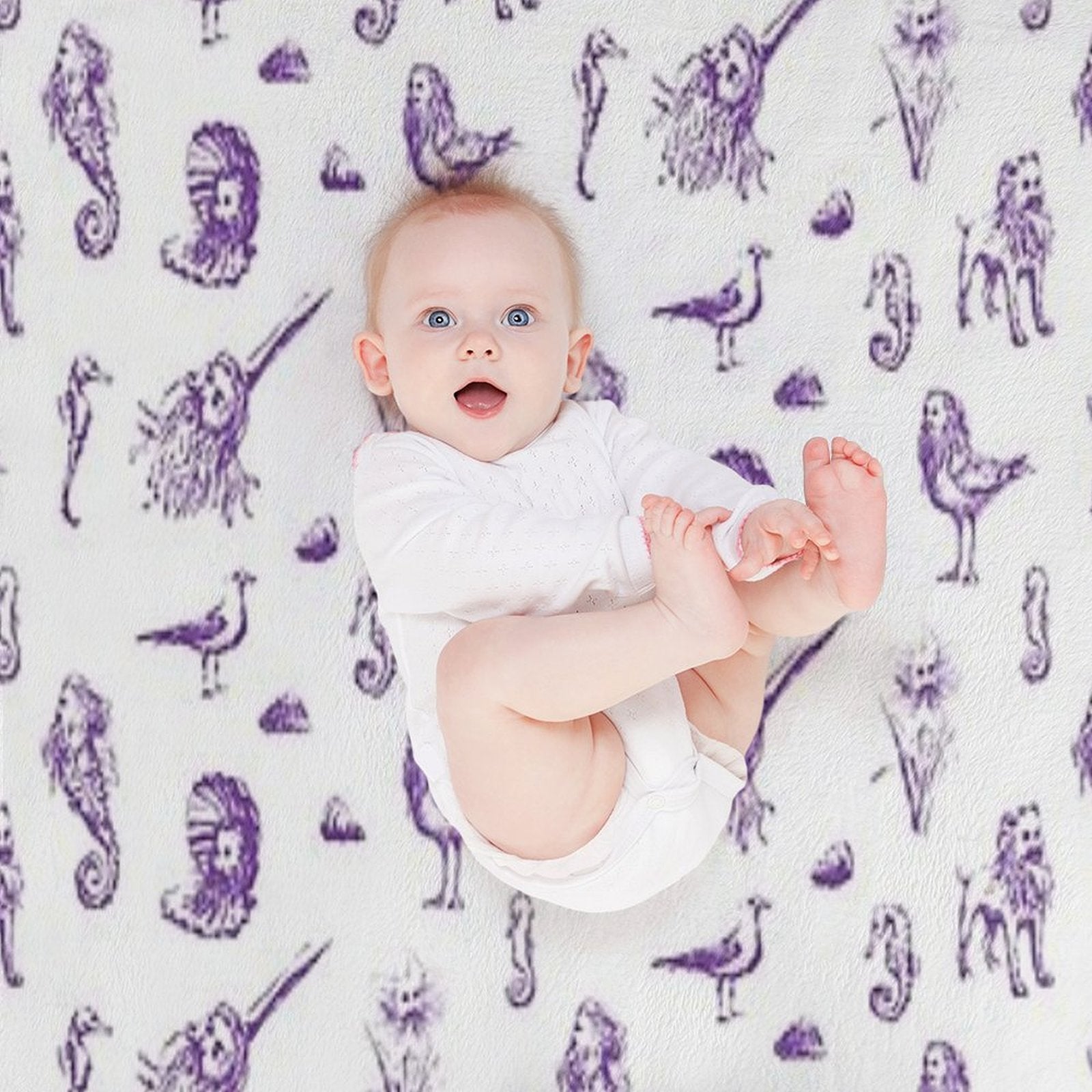 Rent-Free Blackbeard Sketches - Purple Lightweight Throw Blanket