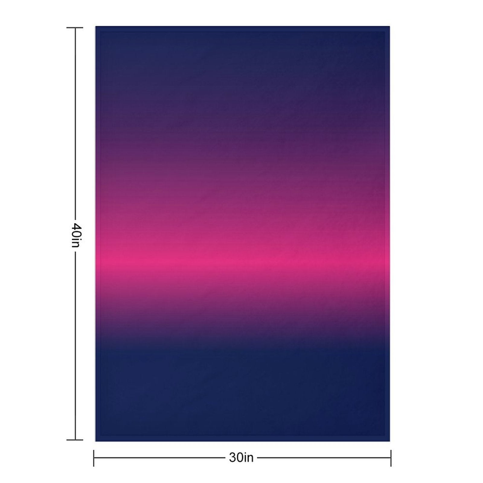 Synthwave Pantone Gradient Gift-ready Throw Blanket
